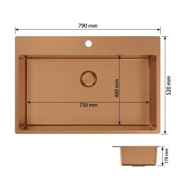 pure-sink-comfort-rose-copper-large-sink-75x40cm